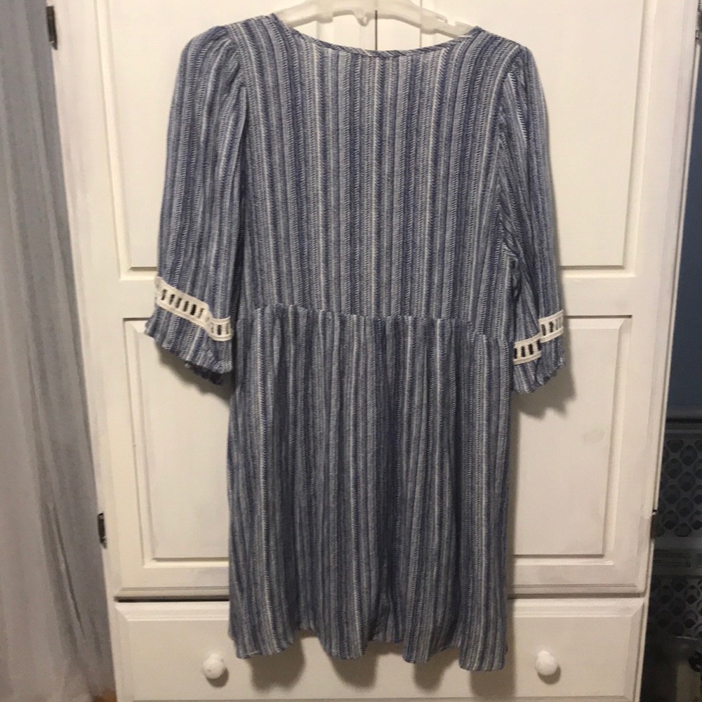 SALE🎉Gibson/Latimer Tunic BL/Cr  dress NWOT - Picture 6 of 7